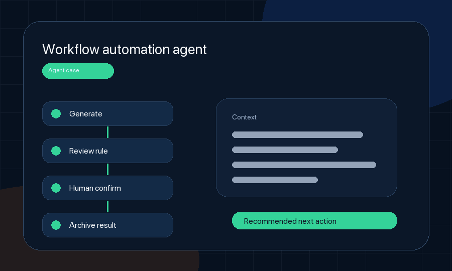 Business workflow automation agent preview